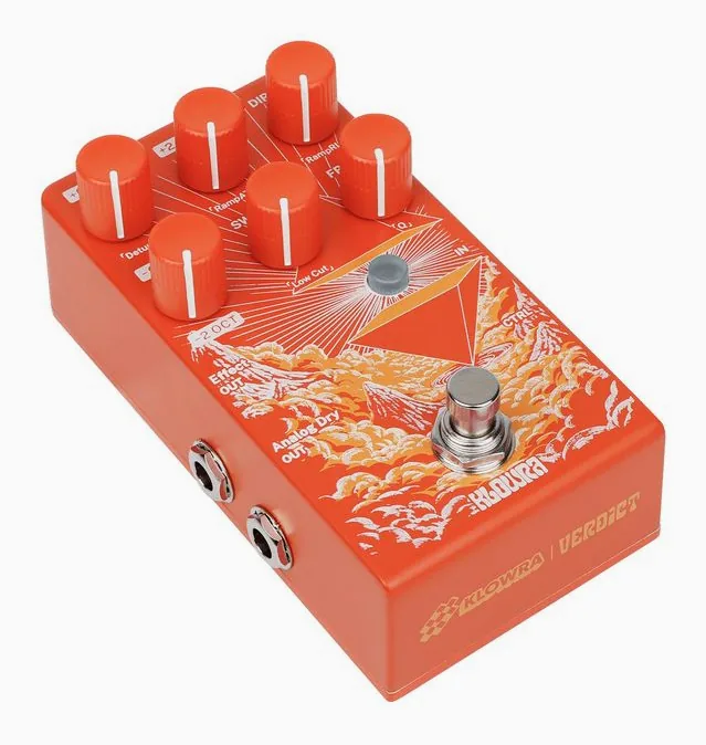 Klowra Verdict Polyphonic Octaver, ingressi e uscite laterali