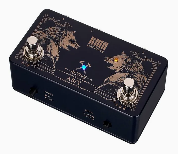 KMA Audio Machines Active AB/Y Switch, manopole viste dall'alto