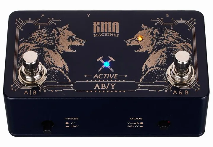 KMA Audio Machines Active AB/Y Switch, connettori sul retro dell'unita
