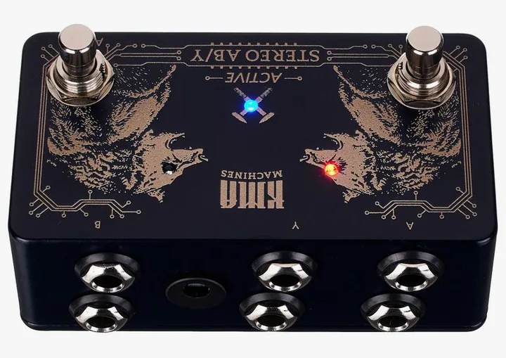 KMA Audio Machines Active Stereo AB/Y Switch, ingressi e uscite laterali