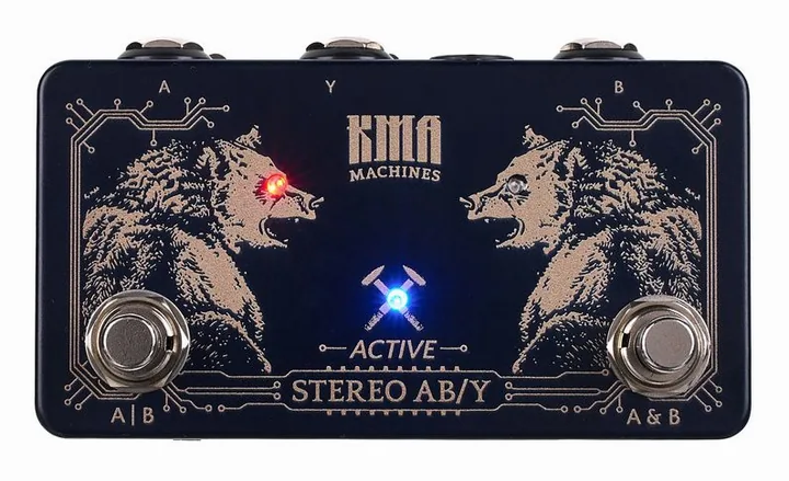 KMA Audio Machines Active Stereo AB/Y Switch, grafica del pannello superiore