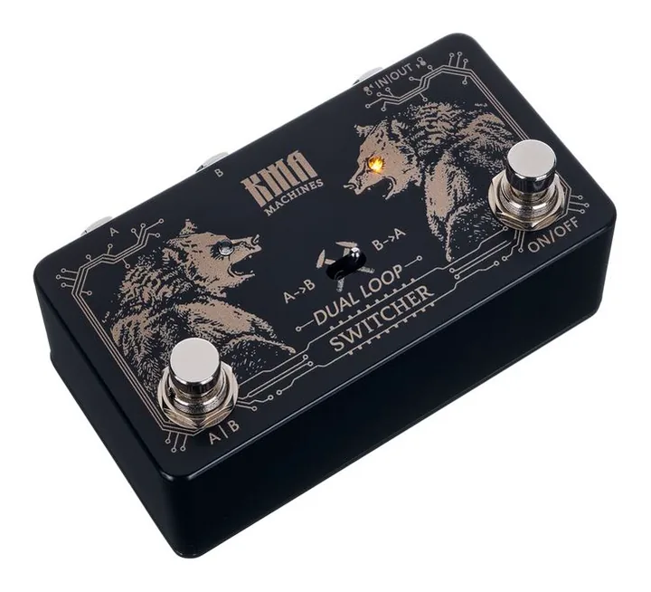 KMA Audio Machines Dual Loop Switcher, connettori sul retro dell'unita