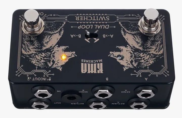 KMA Audio Machines Dual Loop Switcher, ingressi e uscite laterali