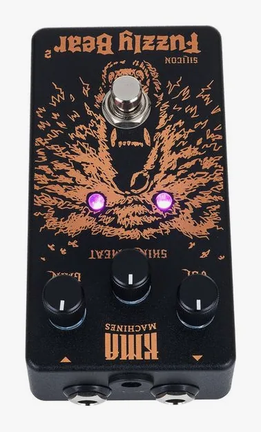 KMA Audio Machines Fuzzly Bear 2 Fuzz, led e interruttore a pedale
