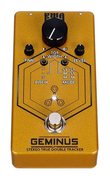 KMA Audio Machines Geminus Double Tracker, grafica del pannello superiore