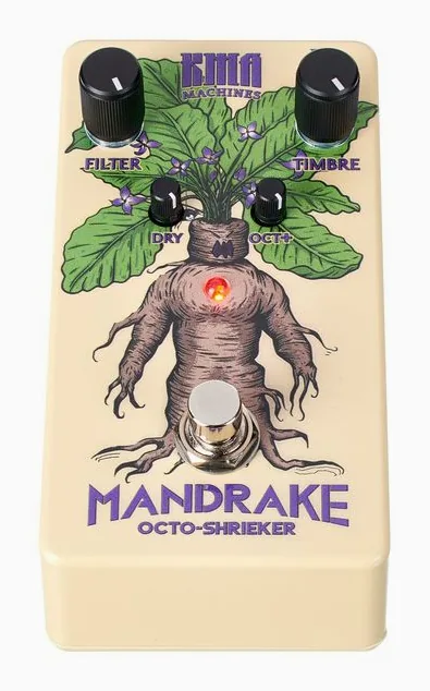 KMA Audio Machines Mandrake Octave Fuzz, grafica del pannello superiore
