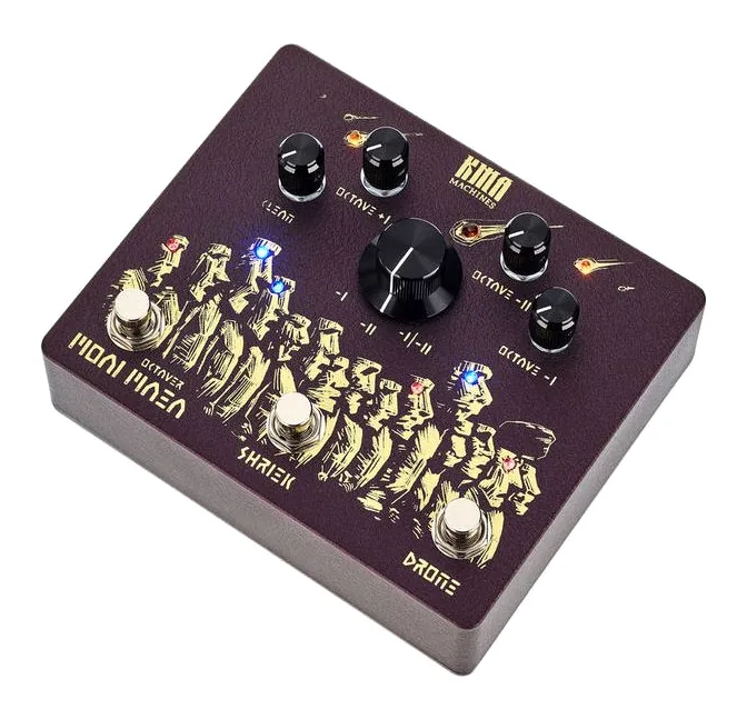 KMA Audio Machines Moai Maea Analog Octaver, manopole viste dall'alto
