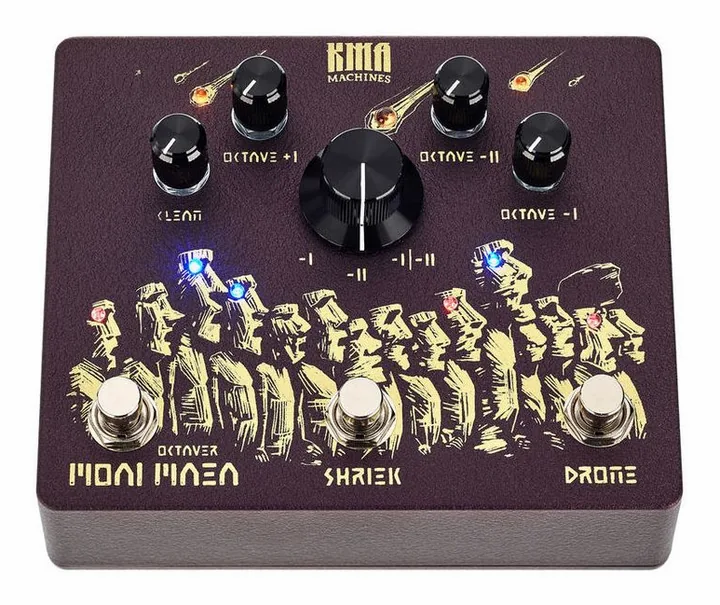 KMA Audio Machines Moai Maea Analog Octaver, manopole viste dall'alto