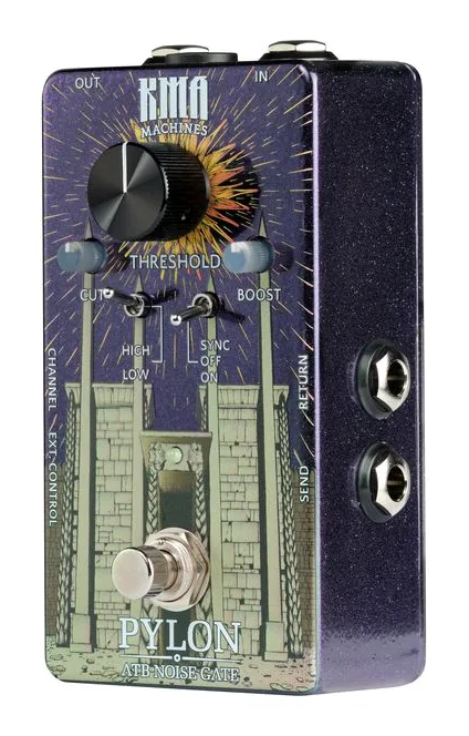 KMA Audio Machines Pylon Noise Gate, connettori sul retro dell'unita