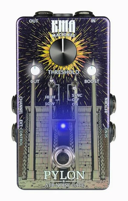 KMA Audio Machines Pylon Noise Gate in primo piano frontale