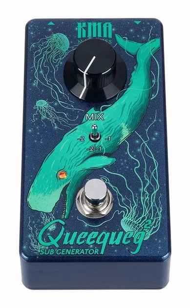 KMA Audio Machines Queequeg 2 Sub Oct. Generator, connettori sul retro dell'unita