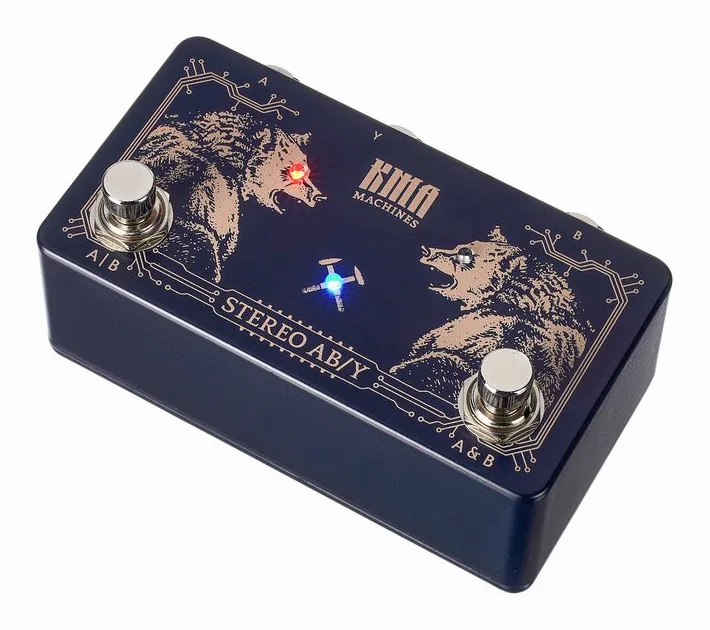 KMA Audio Machines Stereo AB/Y Switch, connettori sul retro dell'unita