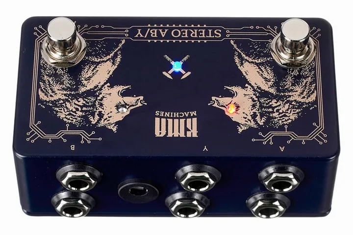 KMA Audio Machines Stereo AB/Y Switch, ingressi e uscite laterali