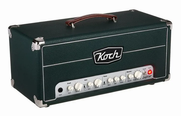Koch Amps Jupiter J45HG Head Green, vista dall'alto della testata