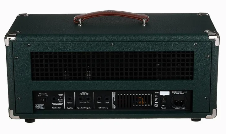 Koch Amps Jupiter J45HG Head Green, pannello dei controlli in primo piano