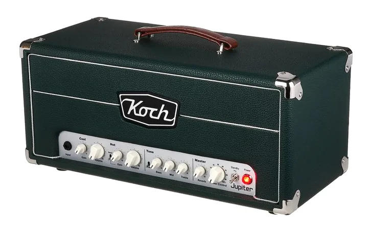 Koch Amps Jupiter J45HG Head Green visto di fronte