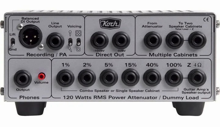 Koch Amps LB120-II/4, vista laterale del cabinet