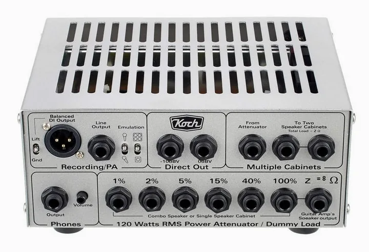 Koch Amps LB120-II/8, vista dall'alto della testata