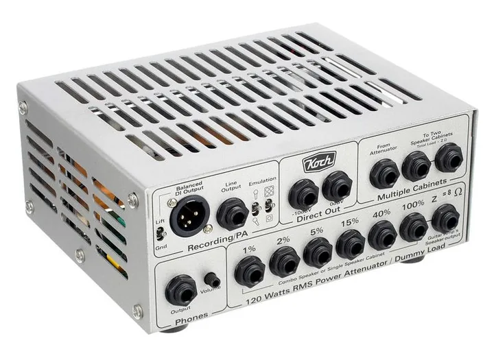 Koch Amps LB120-II/8, manopole e selettore dei canali