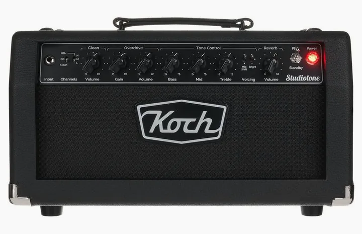 Koch Amps Studiotone Head, pannello dei controlli in primo piano