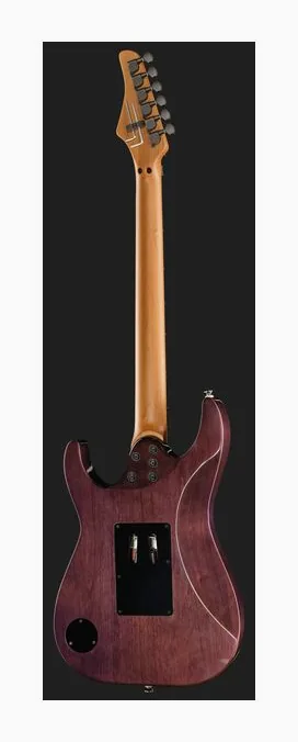 Kramer Guitars Quilt HHFR Ultraviolet Burst, paletta con meccaniche e logo