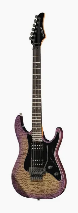 Kramer Guitars Quilt HHFR Ultraviolet Burst fotografato frontalmente