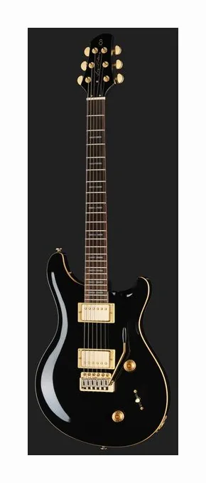 Larry Carlton Q7 Black, selettore pickup e jack di uscita