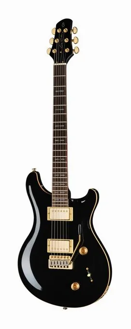 Larry Carlton Q7 Black in primo piano frontale