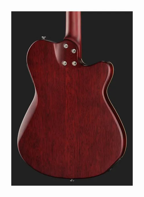 Larry Carlton G5A Tobacco Sunburst LH, curve del body viste dall'alto