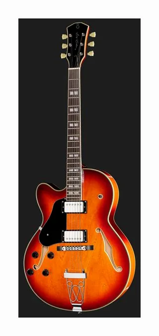 Larry Carlton H7F Tobacco Burst LH, pickup e manopole dei controlli