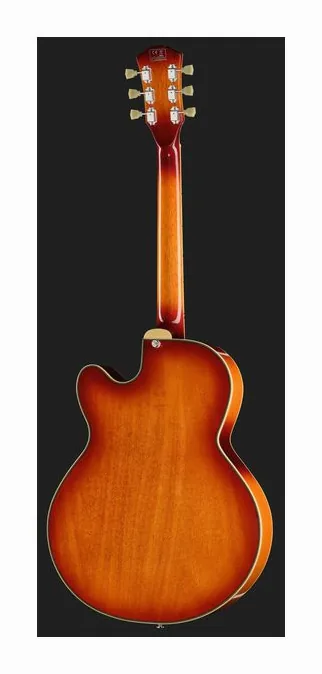 Larry Carlton H7F Tobacco Burst, curve del body viste dall'alto