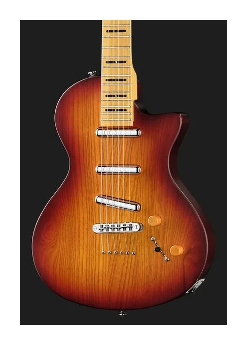 Larry Carlton I5L Tobacco Sunburst Satin, capotasto e prime posizioni della tastiera