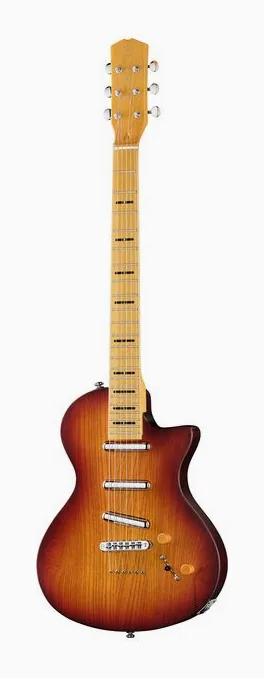 Larry Carlton I5L Tobacco Sunburst Satin fotografato frontalmente