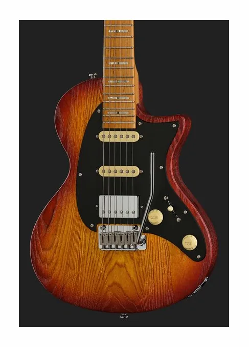 Larry Carlton I5S Tobacco Sunburst, selettore pickup e jack di uscita