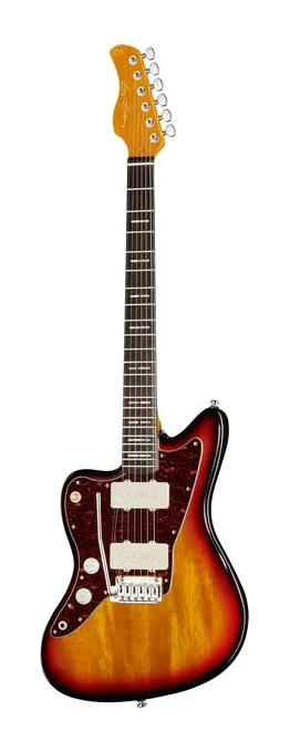 Larry Carlton J3 3-Tone Sunburst LH visto di fronte