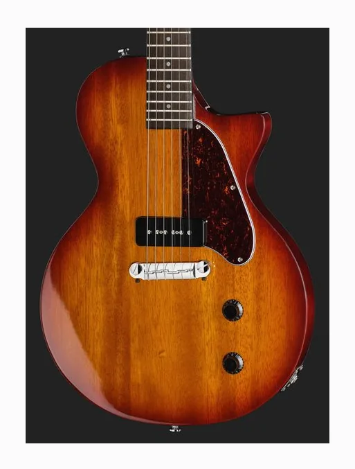 Larry Carlton L3 P90 Tobacco Sunburst, curve del body viste dall'alto