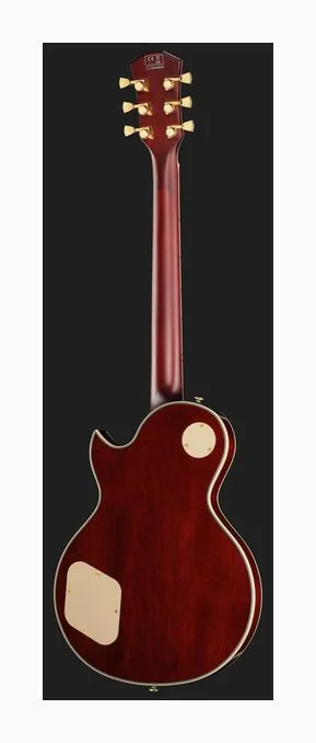 Larry Carlton L7 Dx Amber Burst, pickup e manopole dei controlli