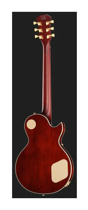 Larry Carlton L7 Dx Amber Burst LH, corpo e verniciatura in primo piano