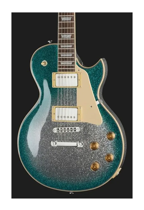 Larry Carlton L7 Skyburst Sparkle New Gen, curve del body viste dall'alto