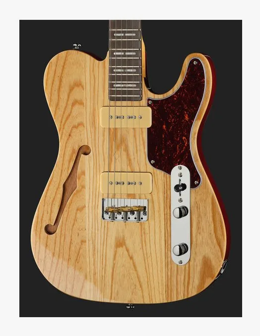 Larry Carlton T7TM Natural, curve del body viste dall'alto