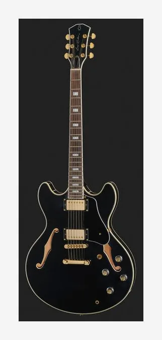Larry Carlton H7 BK, curve del body viste dall'alto