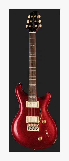 Larry Carlton Q7 Red Sparkle, capotasto e prime posizioni della tastiera