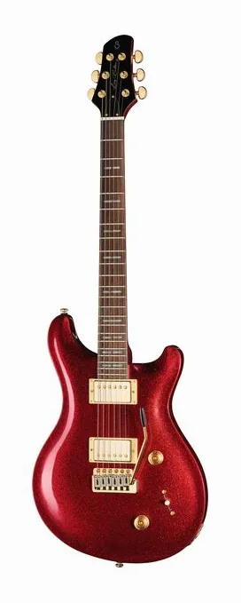 Larry Carlton Q7 Red Sparkle in primo piano frontale