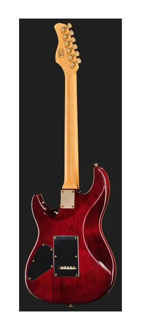 Larry Carlton S10 HSS Natural Burst, paletta con meccaniche e logo