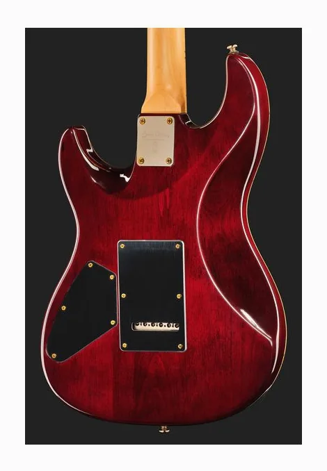 Larry Carlton S10 HSS Natural Burst, corpo e verniciatura in primo piano