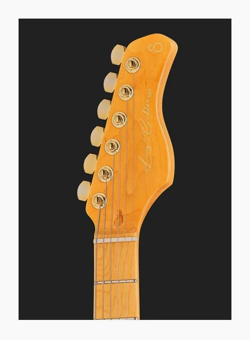 Larry Carlton S10 HSS Natural Burst, vista posteriore del corpo