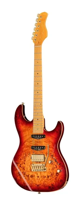 Larry Carlton S10 HSS Natural Burst fotografato frontalmente