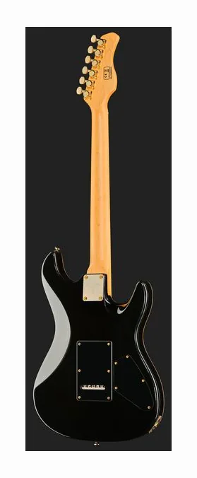 Larry Carlton S10 HSS Transparent Green LH, selettore pickup e jack di uscita