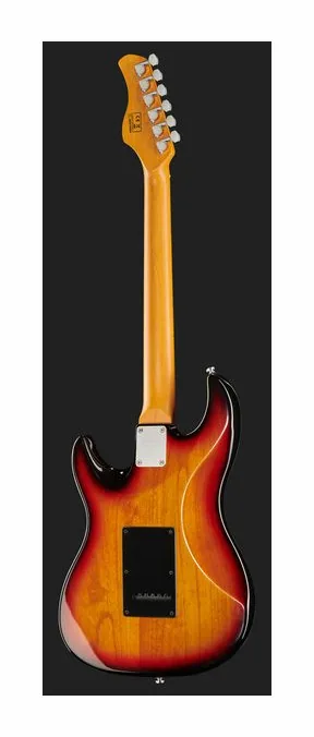 Larry Carlton S5 3-Tone Sunburst, capotasto e prime posizioni della tastiera