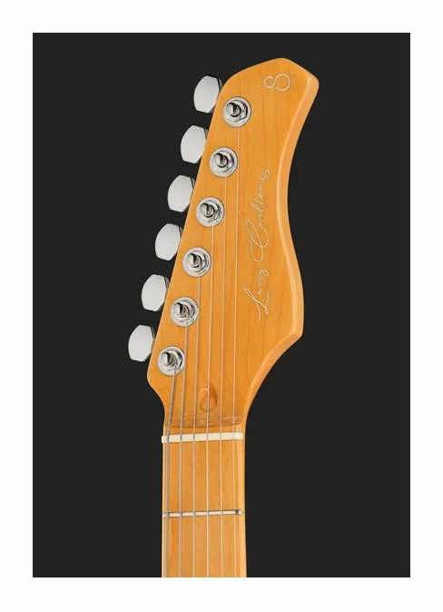 Larry Carlton S5 HSS SGM, manico e tastiera visti di lato